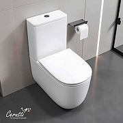 Унитаз компакт Ceruttispa Mirko CT11090 цвет Белый с сиденьем Микролифт-4