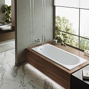 Акриловая ванна Alex Baitler Baikal 190х80 цвет Белый без гидромассажа-2