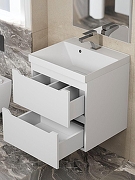 Тумба с раковиной Uperwood Tanos New 50 2190000013 подвесная цвет Белый матовый-4