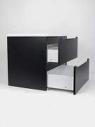 Тумба с раковиной Uperwood Tanos 60 291020252 подвесная цвет Черный матовый-11