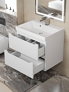 Тумба с раковиной Uperwood Tanos 60 291020225 подвесная цвет Белый матовый-7