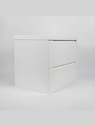 Тумба с раковиной Uperwood Tanos 60 291020225 подвесная цвет Белый матовый-16