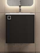 Тумба с раковиной Uperwood Aurora 50 KAurora50bm подвесная цвет Черный матовый-5