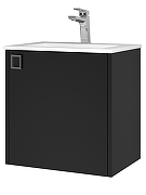Тумба с раковиной Uperwood Aurora 50 KAurora50bm подвесная цвет Черный матовый-10