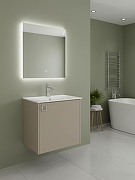 Тумба с раковиной Uperwood Aurora 50 KAurora50cm подвесная цвет Бежевый матовый-14