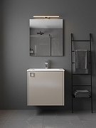 Тумба с раковиной Uperwood Aurora 50 KAurora50cm подвесная цвет Бежевый матовый-15