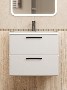 Тумба с раковиной Uperwood Foster New 60 KFosterNEW60w подвесная цвет Белый матовый-4