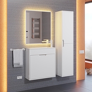 Тумба с раковиной Uperwood Modul 60 393020546 подвесная цвет Белый матовый-4