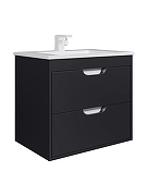 Тумба с раковиной Uperwood Modul 65 393020549 подвесная цвет Черный матовый-13