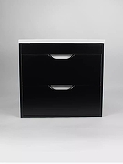 Тумба с раковиной Uperwood Modul 65 393020549 подвесная цвет Черный матовый-15
