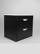 Тумба с раковиной Uperwood Modul 65 393020549 подвесная цвет Черный матовый-16