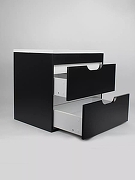 Тумба с раковиной Uperwood Modul 65 393020549 подвесная цвет Черный матовый-17