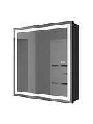 Зеркальный шкаф Uperwood Tanos 70 ZTanos70b с подсветкой цвет Черный-4