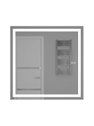 Зеркальный шкаф Uperwood Tanos 70 ZTanos70b с подсветкой цвет Черный-5