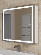 Зеркальный шкаф Uperwood Tanos 80 ZTanos80w с подсветкой цвет Белый