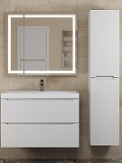 Зеркальный шкаф Uperwood Tanos 80 ZTanos80w с подсветкой цвет Белый-2