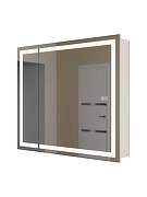 Зеркальный шкаф Uperwood Tanos 80 ZTanos80w с подсветкой цвет Белый-4