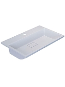 Тумба с раковиной Uperwood Barsa 70 293020547 подвесная цвет Черный матовый Дуб сонома-13