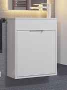 Тумба с раковиной Uperwood Modul 50 393020544 подвесная цвет Белый матовый-2