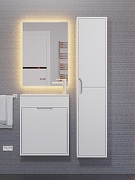 Тумба с раковиной Uperwood Modul 50 393020544 подвесная цвет Белый матовый-7