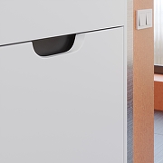 Тумба с раковиной Uperwood Modul 60 393020557 подвесная цвет Белый матовый Графит матовый-12