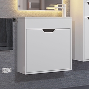 Тумба с раковиной Uperwood Modul 60 393020557 подвесная цвет Белый матовый Графит матовый-13