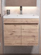 Тумба под раковину Uperwood Eva 50 3930213461 подвесная цвет Крафт Табачный-6