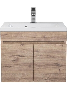 Тумба под раковину Uperwood Eva 50 3930213461 подвесная цвет Крафт Табачный-8