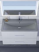 Раковина Uperwood Foster Quartz 80 291030037 цвет Бетон