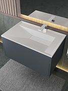 Раковина Uperwood Lotus Premium 80 35480000000 цвет Белый матовый