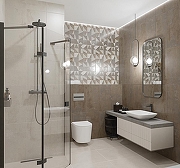 Керамическая плитка Azori Urban Dark 927333 31,5x63 см-12