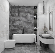 Керамическая плитка Azori Acate Grey 927125 31,5x63 см-9