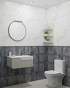 Керамическая плитка Azori Bricks Azul 927152 31,5x63 см-10