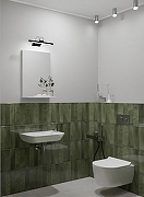 Керамическая плитка Azori Bricks Green 927154 31,5x63 см-5