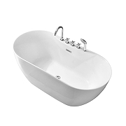 Акриловая ванна Grossman Classic GR-12502-1 цвет Белый глянцевый