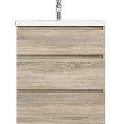 Тумба с раковиной AM.PM Gem S 75 M91-FSX0752-WC0752OF цвет Светлый дуб