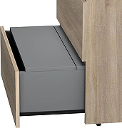 Тумба с раковиной AM.PM Gem S 75 M91-FSX0752-WC0752OF цвет Светлый дуб-1