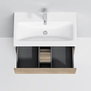 Тумба с раковиной AM.PM Gem S 75 M91-FSX0752-WC0752OF цвет Светлый дуб-2