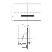 Клавиша смыва Villeroy&Boch ViConnect 922160RE цвет Белый глянцевый-2