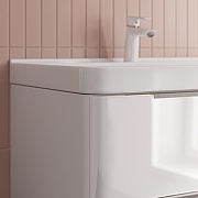 Тумба с раковиной Iddis Cloud X 80 CLX80W0i95K подвесная цвет Белый-12