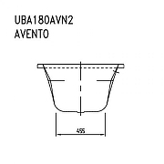 Акриловая ванна Villeroy&Boch Avento 180x80 UBA180AVN2V-01 цвет Белый-5