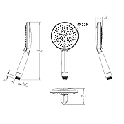 Ручной душ Villeroy&Boch TVS00002300061 цвет Хром-2