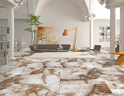 Керамогранит Realistik Ajmer Gold Бежевый полированная 60x120 см-11