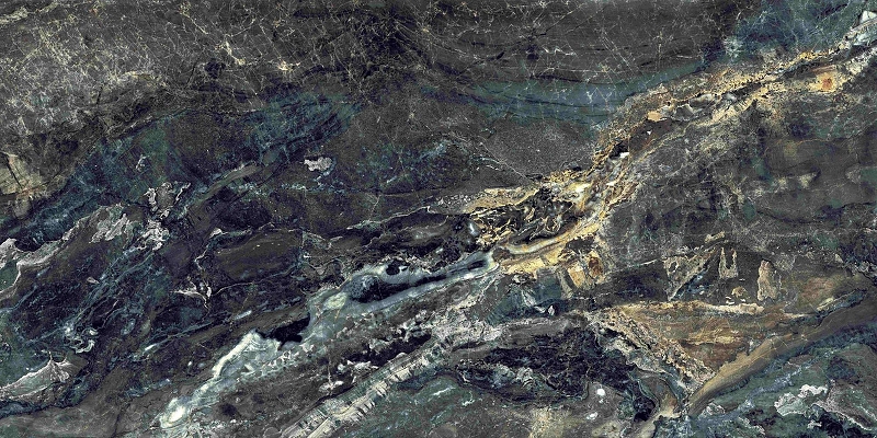 Керамогранит Realistik Breche Графит полированная 