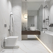 Керамогранит Idalgo (Идальго) Сиена ID9100b101LLR Белый лаппатированная 60x120 см-8