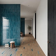 Керамогранит DNA Tiles Mixtura Коричневый матовая 4,6х37,5 см-3