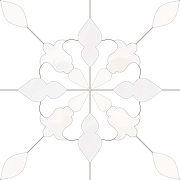 Керамогранит Monopole Ceramica Aramis Белый матовая 18,7x18,7 см