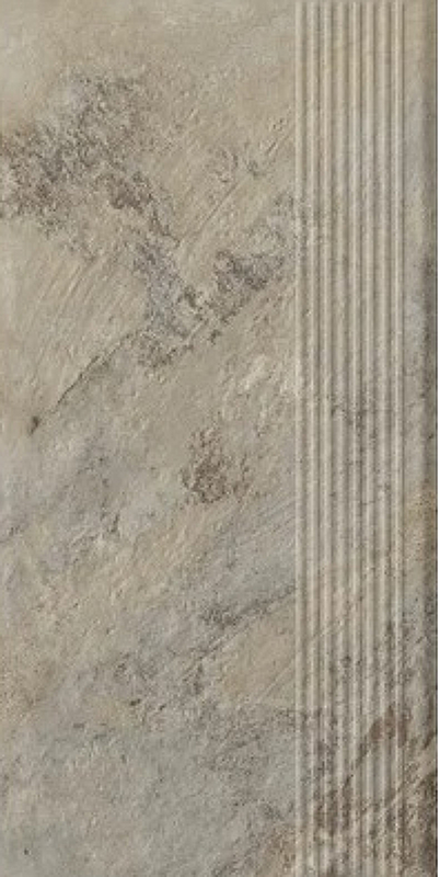 Ступень фронтальная Ceramika Paradyz Ardis Light Серый матовая 