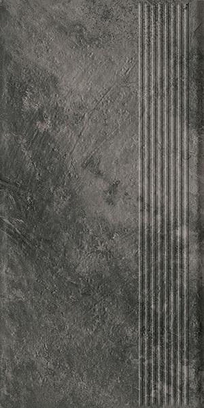 Ступень фронтальная Ceramika Paradyz Ardis Dark Серый матовая 