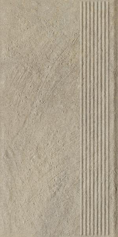 Ступень фронтальная Ceramika Paradyz Eremite Crema B1a Бежевый матовая 